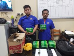 2 Kurir Ditangkap di Dumai, Mengaku Akan Antar Sabu 2 Kg ke Medan