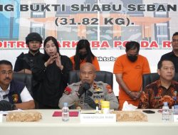 TNI AL dan Polda Riau Gagalkan Penyelundupan 31 Kg Sabu