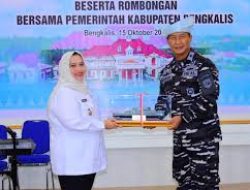 Danlanal Dumai Ramah Tamah Bersama Pemkab Bengkalis